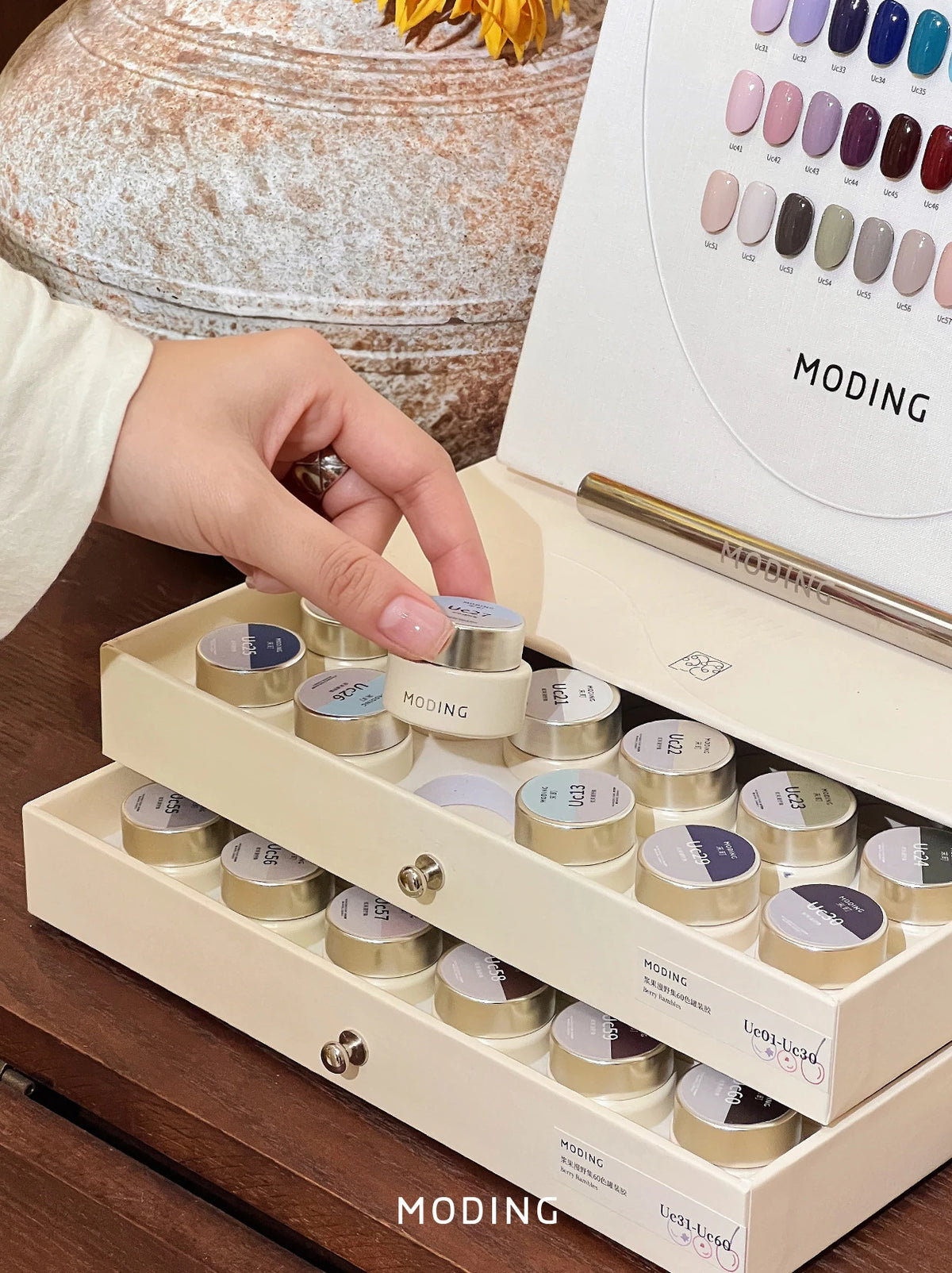 Moding Berry Rambles 60-color pot gel storage drawers