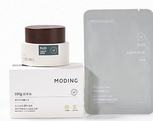 MODING Fn20 Ice Crystal Self-Leveling Builder Gel 100g jar and refill pouch