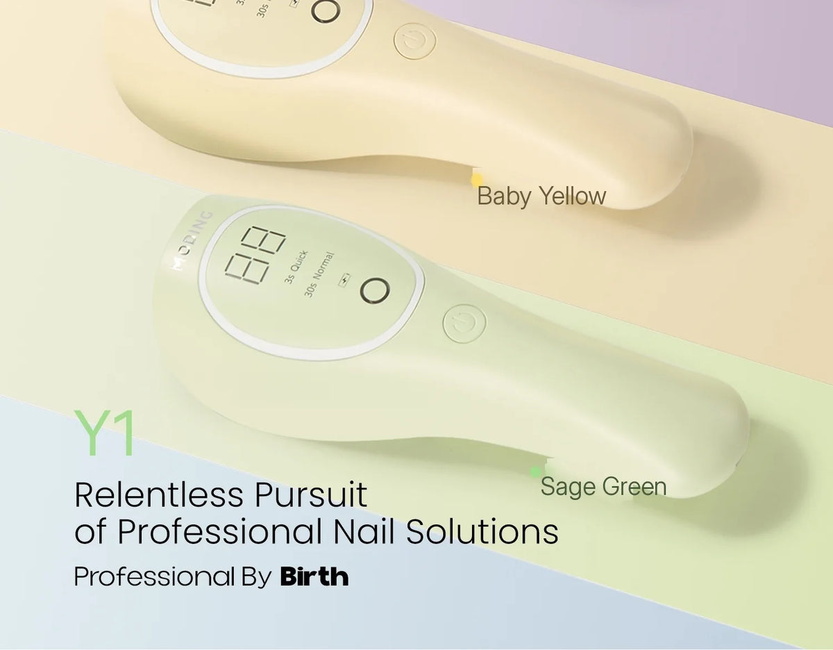 MODING Y1 in Baby Yellow and Sage Green