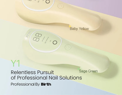 MODING Y1 in Baby Yellow and Sage Green