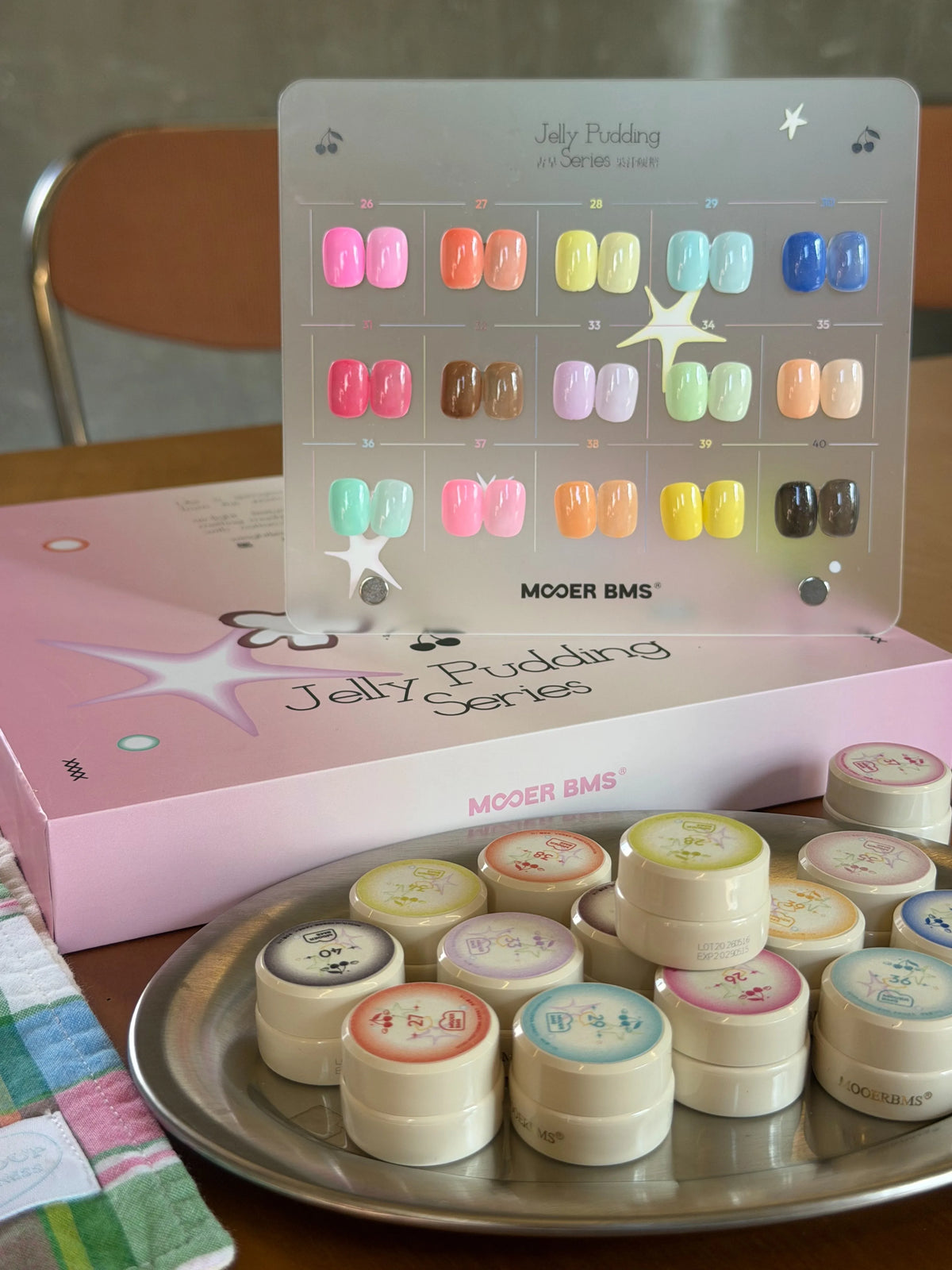 MOOER BMS Fruit Juice 15-color set with swatch card and jars