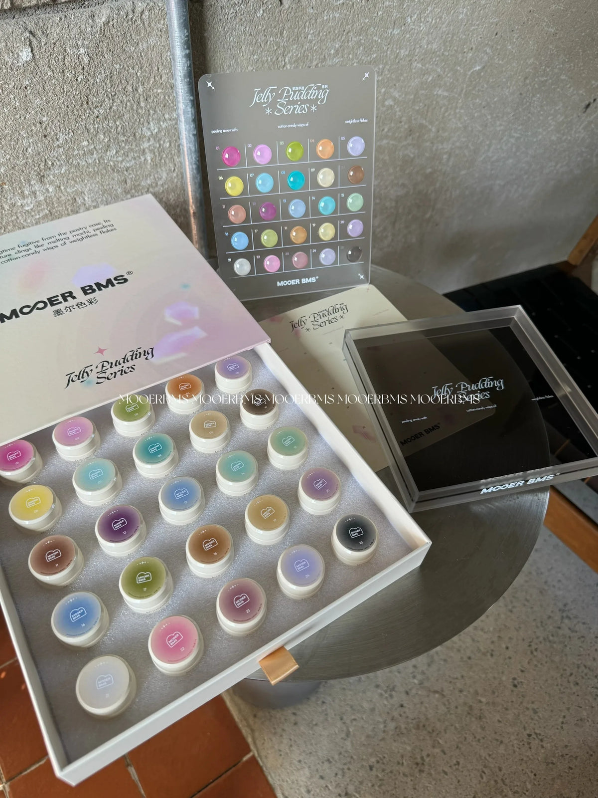 Milk Jelly set and display stand