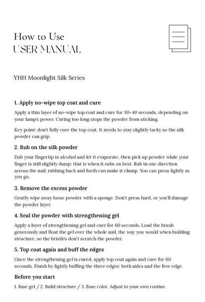 How to use Moonlight Silk Powder: step-by-step instructions