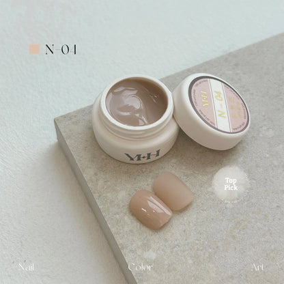 YHH N Series 3.0 gel color N04: jar and swatch tips