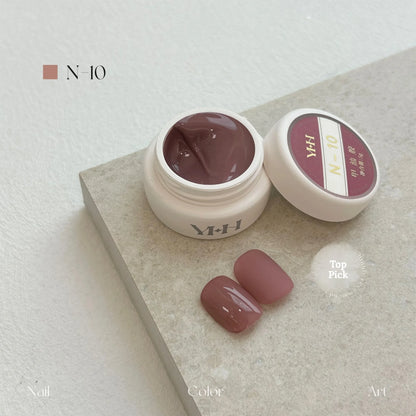 YHH N Series 3.0 gel color N10: jar and swatch tips