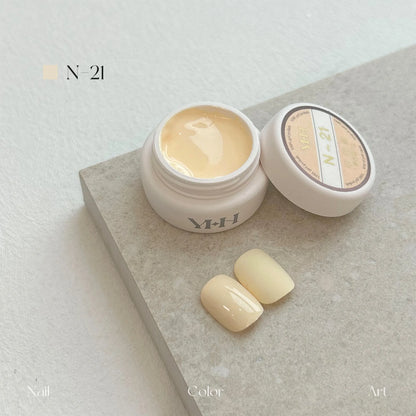 YHH N Series 3.0 gel color N21: jar and swatch tips