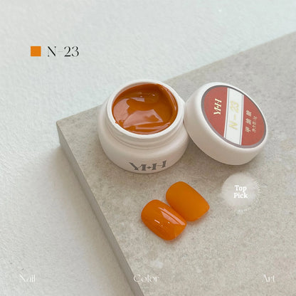 YHH N Series 3.0 gel color N23: jar and swatch tips