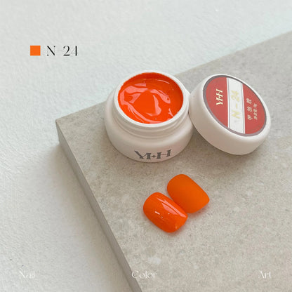 YHH N Series 3.0 gel color N24: jar and swatch tips