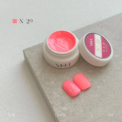 YHH N Series 3.0 gel color N29: jar and swatch tips