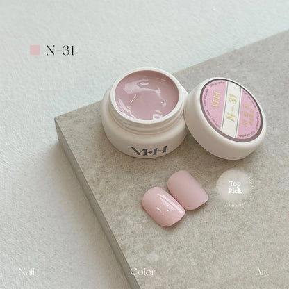 YHH N Series 3.0 gel color N31: jar and swatch tips