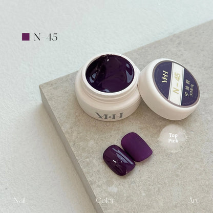 YHH N Series 3.0 gel color N45: jar and swatch tips