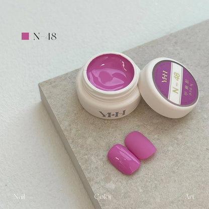YHH N Series 3.0 gel color N48: jar and swatch tips