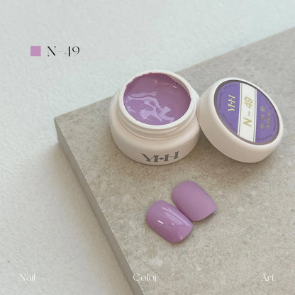 YHH N Series 3.0 gel color N49: jar and swatch tips