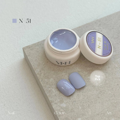 YHH N Series 3.0 gel color N51: jar and swatch tips