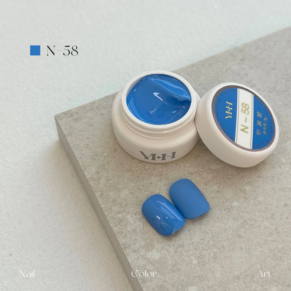 YHH N Series 3.0 gel color N58: jar and swatch tips