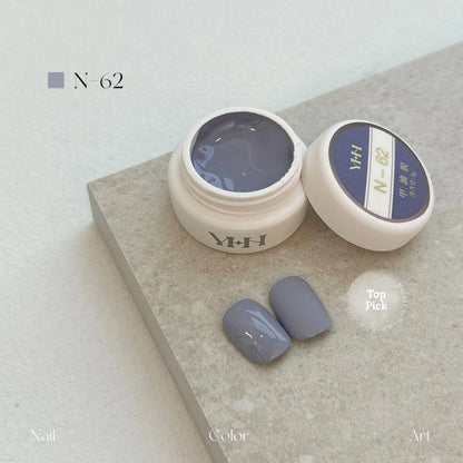 YHH N Series 3.0 gel color N62: jar and swatch tips