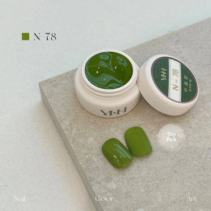 YHH N Series 3.0 gel color N78: jar and swatch tips