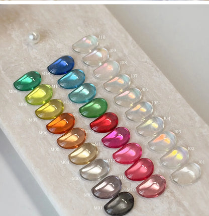 Magic Mirror and Aurora swatches labeled M01–M18 and J01–J10