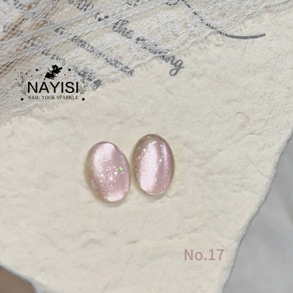 NAYISI Cinderella's Dress Cat Eye Gel Polish – 18 Shades (Bottled) variant image