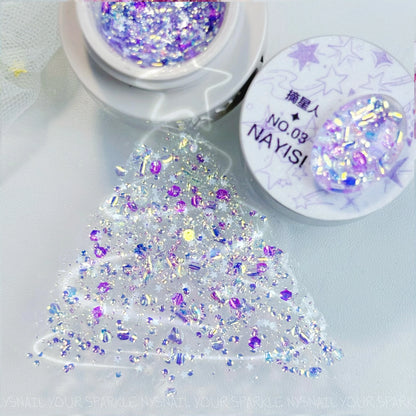 NAYISI Star Reacher Series Curled Sequin Glitter Gel (8 Shades, Potted) variant image