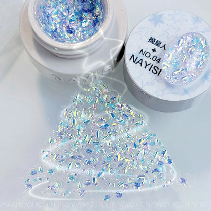 NAYISI Star Reacher Series Curled Sequin Glitter Gel (8 Shades, Potted) variant image