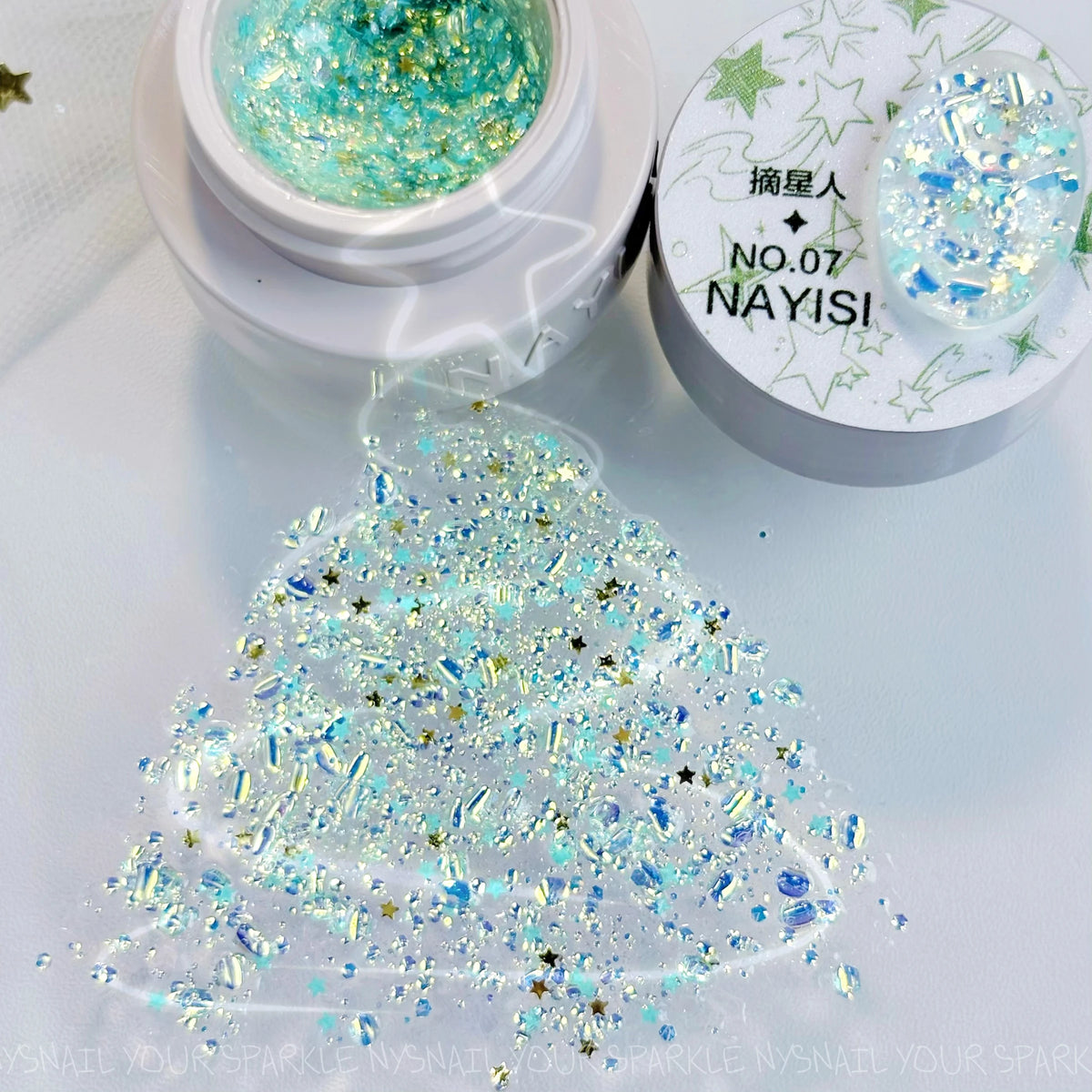 NAYISI Star Reacher Series Curled Sequin Glitter Gel (8 Shades, Potted) variant image