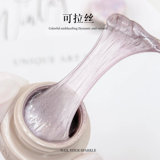 NAYISI Starlight Ribbon String Cat Eye Potted Magnetic Gel Polish photo 3