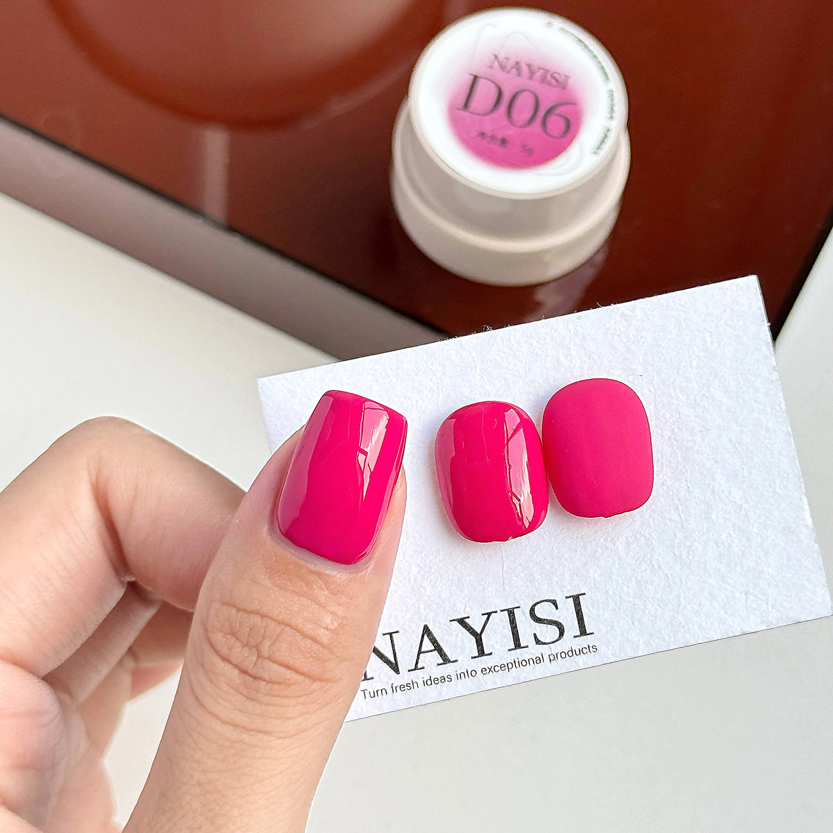NAYISI Texas Paris shade D06 color gel