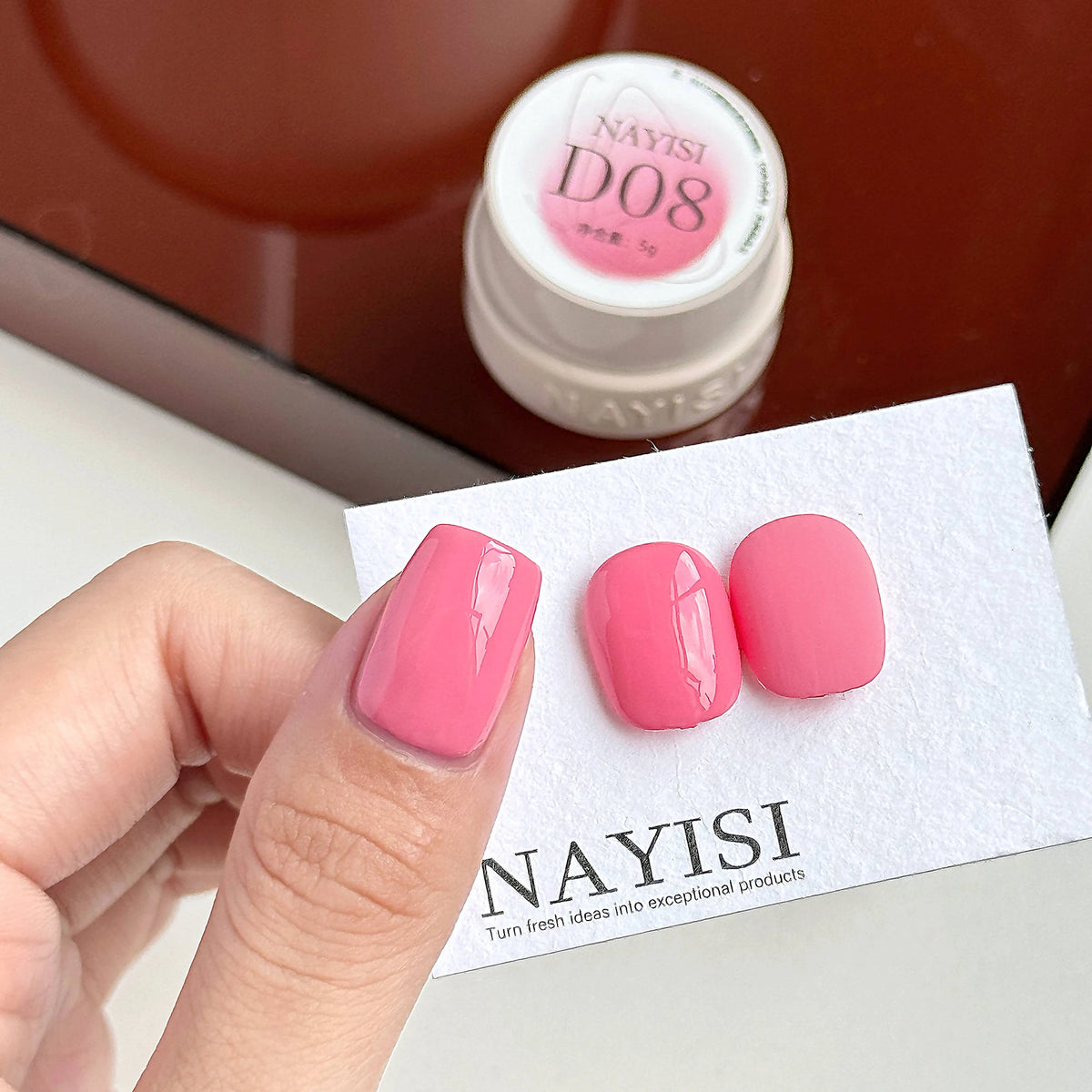 NAYISI Texas Paris shade D08 color gel