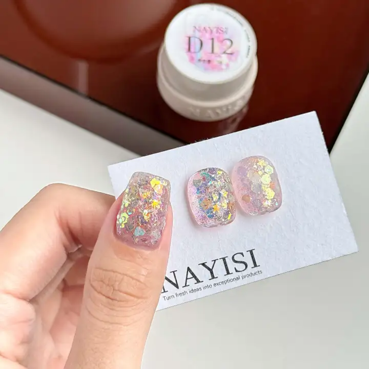 NAYISI Multi-Use Color Gel Polish shade D12