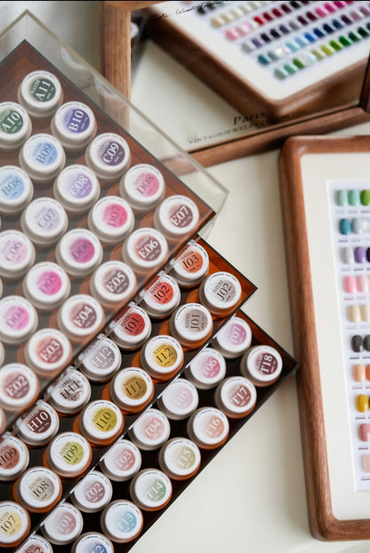 NAYISI Multi-Use Color Gel Polish 2.5 g gel pots in storage trays