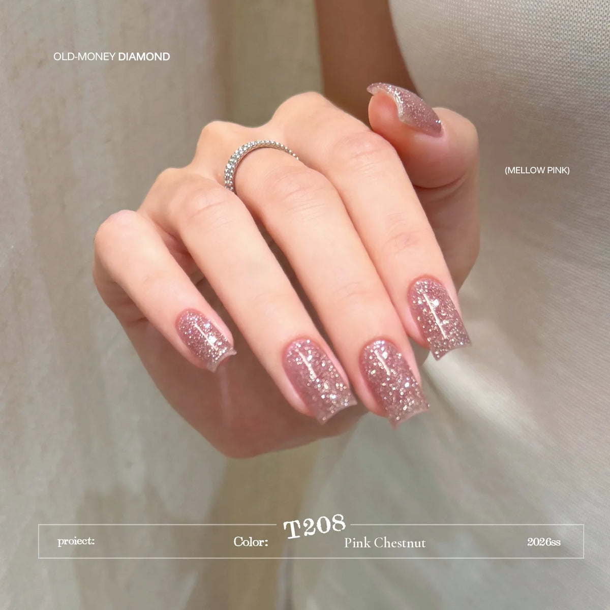 T208 Pink Chestnut in the set