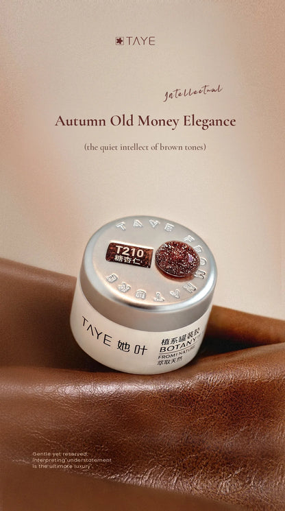 TAYE flash diamond gel jar in T210 Sugar Almond