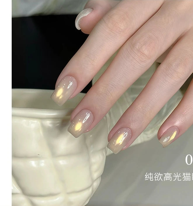 Flower Principal Pure Glow Glass Bead Cat Eye Gel Polish photo 6