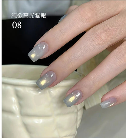 Flower Principal Pure Glow Glass Bead Cat Eye Gel Polish photo 16