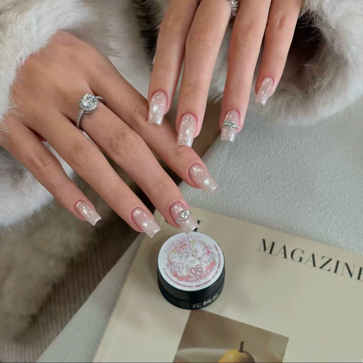 Flower Principal Wet Cat Eye Gel Polish photo 7