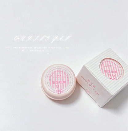 Oudingyan Starlit Glass cat eye gel jar and its striped box