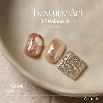TAYE Amber Glow 12-Color Palette – H074 Molten Gold