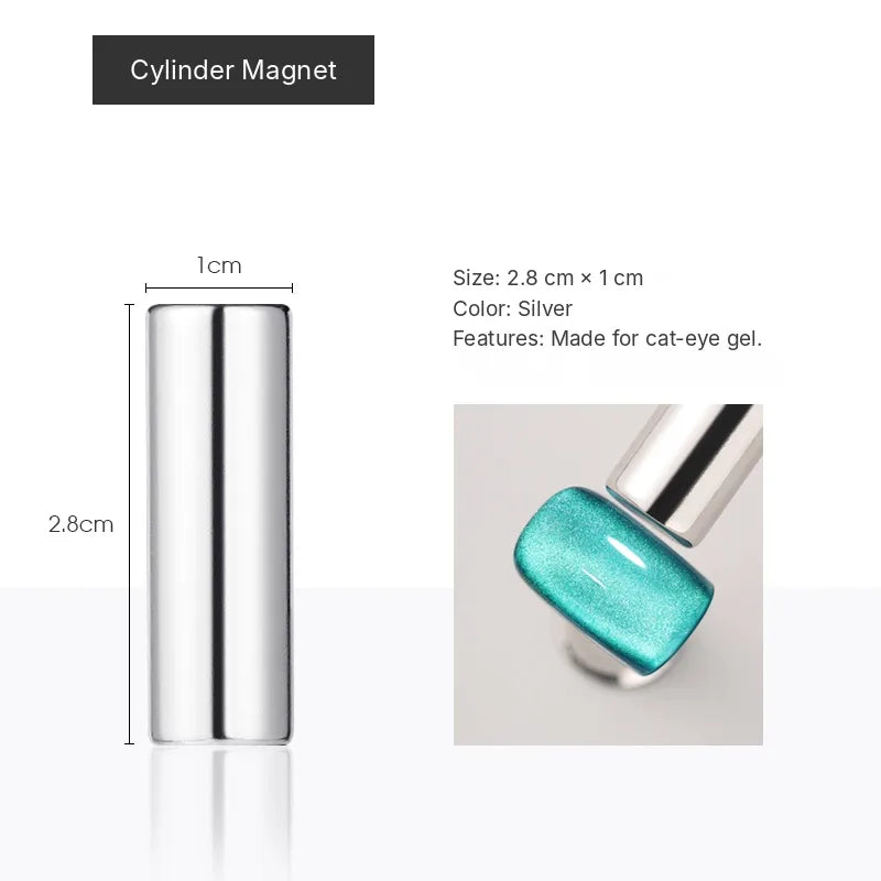 P077 cylinder cat-eye magnet, 2.8 cm × 1 cm