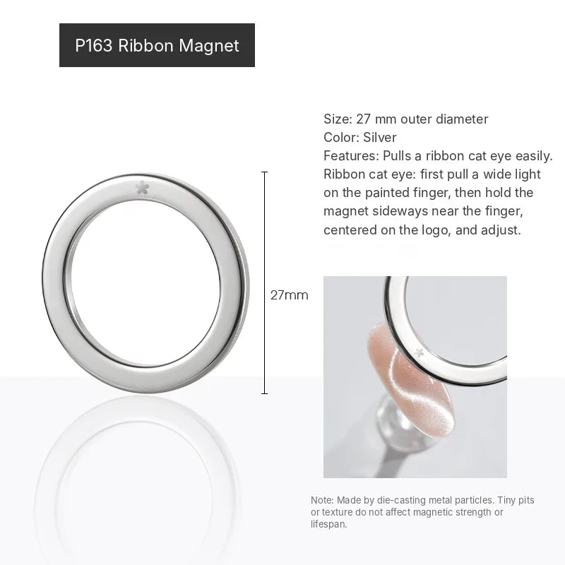 P163 ring magnet for ribbon cat eye, 27 mm
