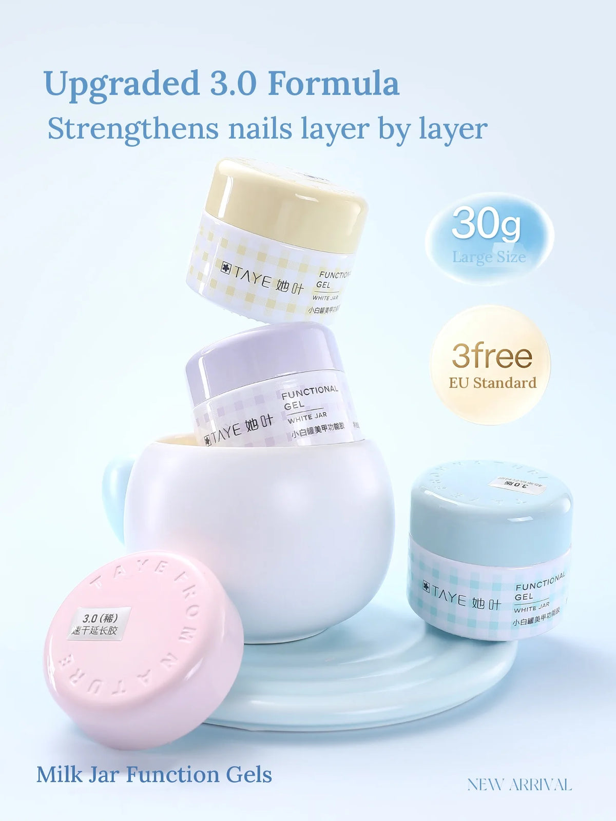 TAYE Function Gel 3.0 jars, 30 g each