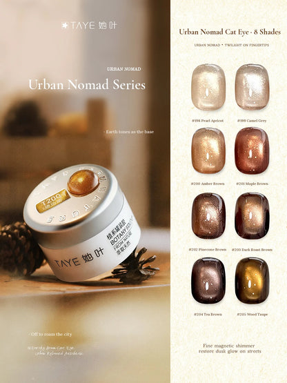 TAYE Urban Nomad Cat Eye 8 shades chart