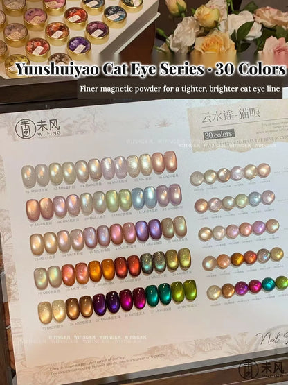 Weifeng Yunshuiyao 30-color painted swatch board with jars