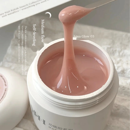 YHH Aqua Glow shade 03 texture: medium flow, self-leveling