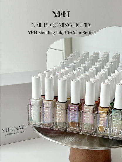 YHH 40-color blending ink set on a display stand