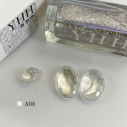 YHH blending ink shade A08 bottle with glass swatches