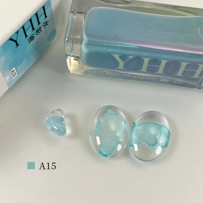 YHH blending ink shade A15 bottle with glass swatches