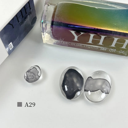 YHH blending ink shade A29 bottle with glass swatches