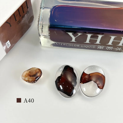 YHH blending ink shade A40 bottle with glass swatches