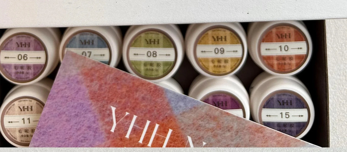 YHH Fabric Gel jars in the storage box